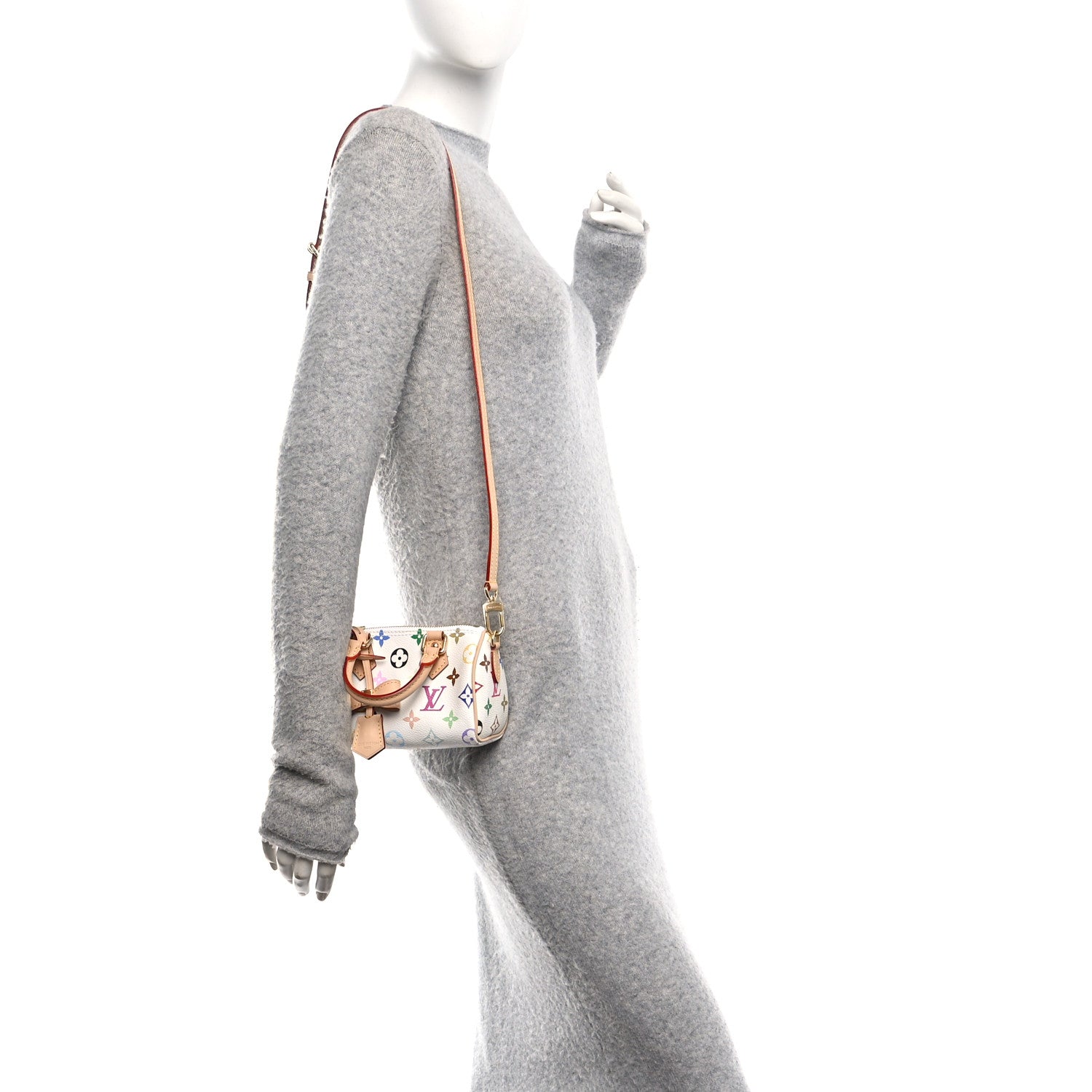 Louis Vuitton LV X TM Monogram Multicolor Nano Speedy White