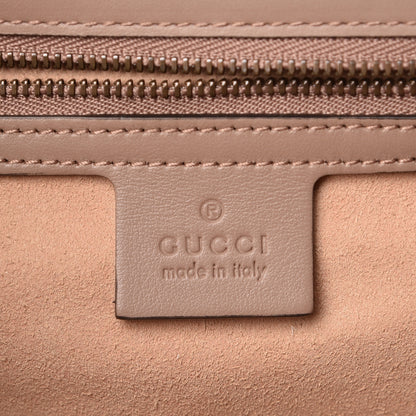 Gucci Calfskin Matelasse GG Marmont Clutch Porcelain Rose 6 of 12