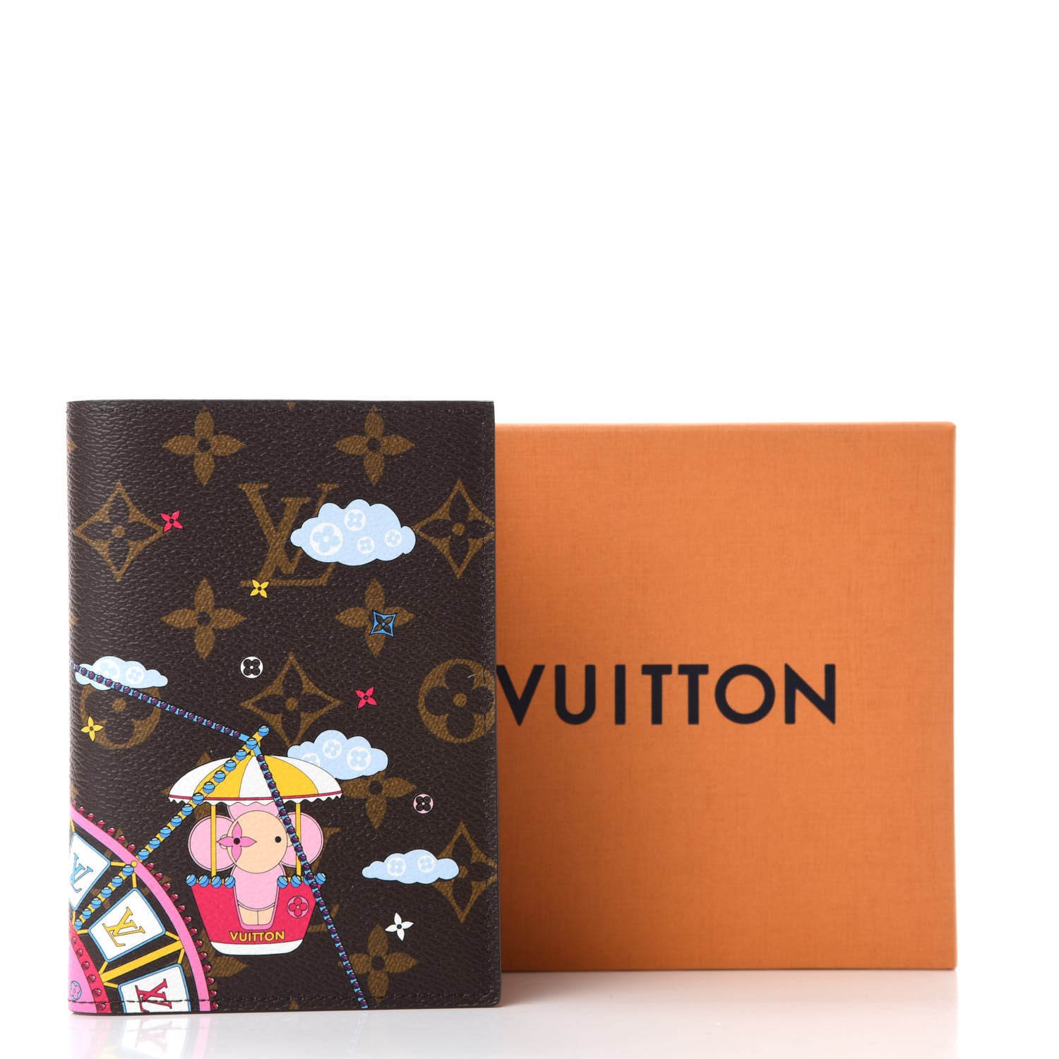 Louis Vuitton Monogram 2020 Christmas Animation Big Wheel Passport Cover Rose Ballerine 8 of 8