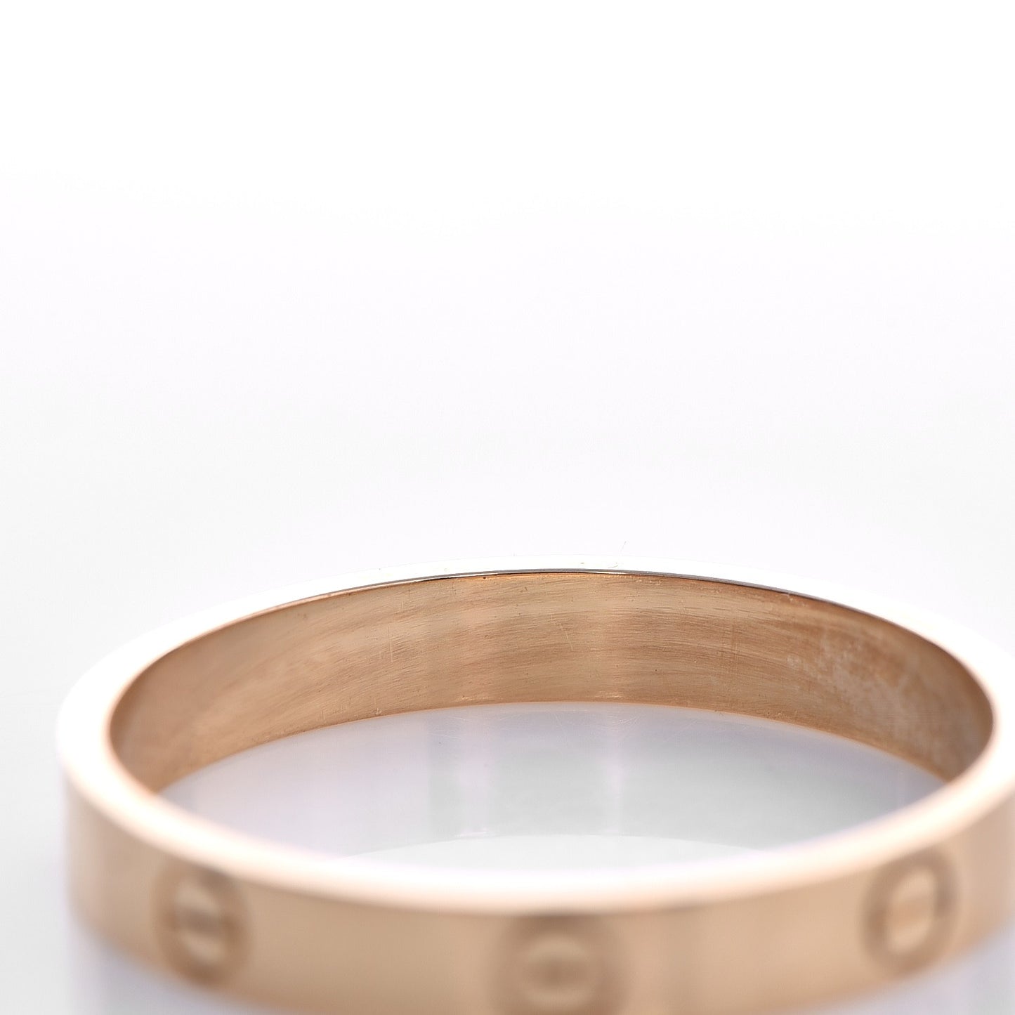 18K Yellow Gold 4mm LOVE Wedding Band Ring 67 11.75