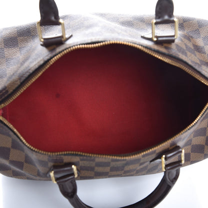 Louis Vuitton Damier Ebene Speedy 30 5 of 10