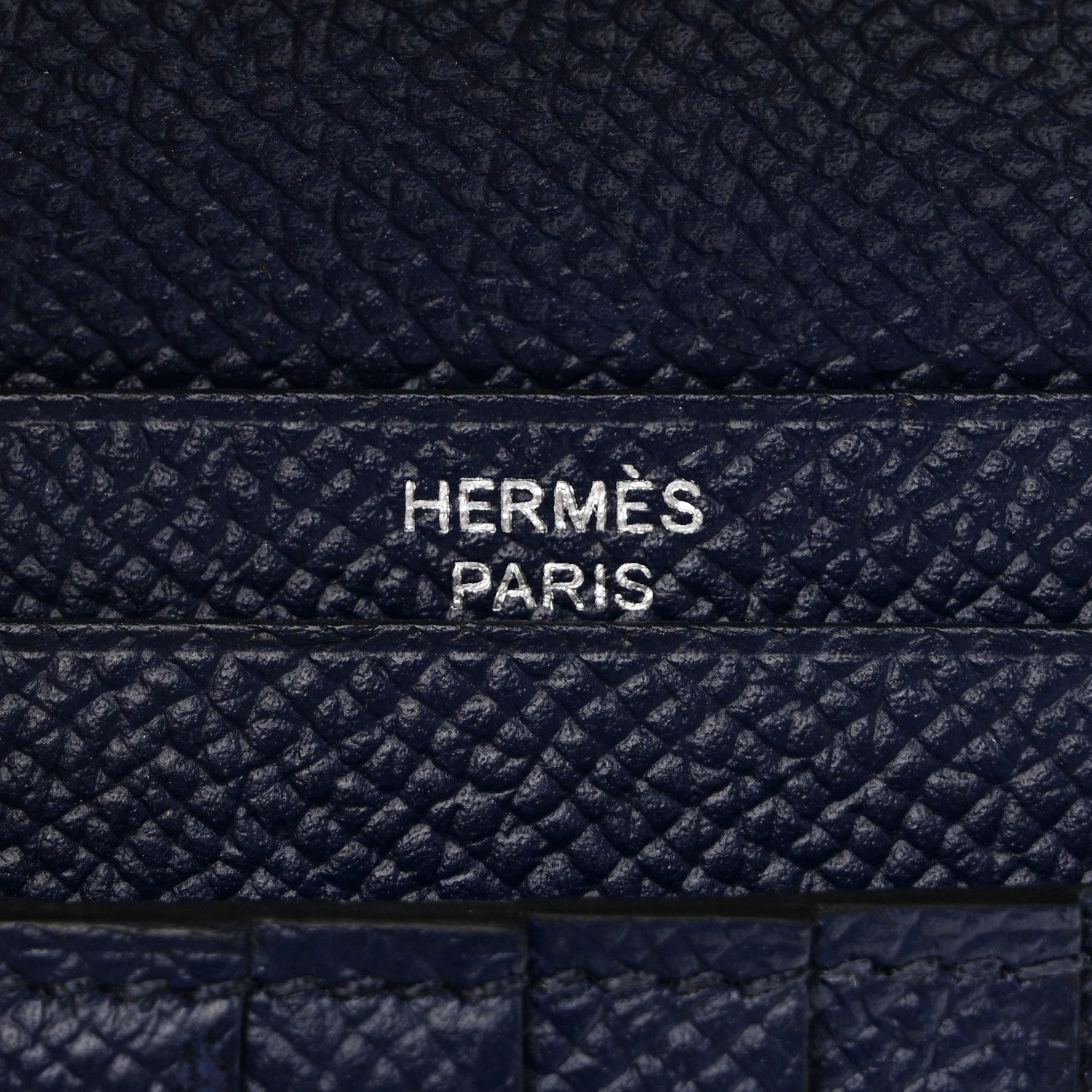 Hermes Epsom Bearn Compact Wallet Bleu Saphir 7 of 8