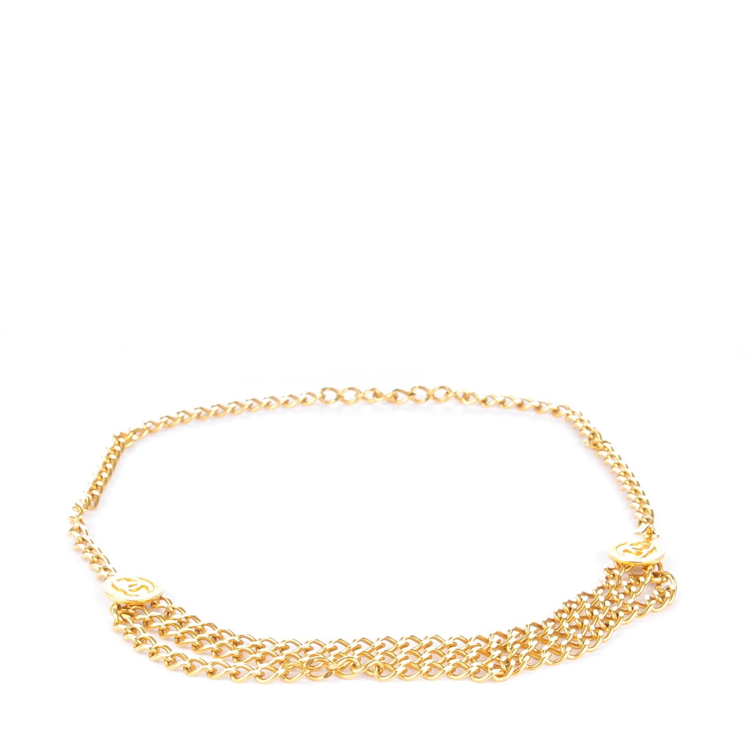 Chanel Chain CC Medallion Belt Gold 1 of 5