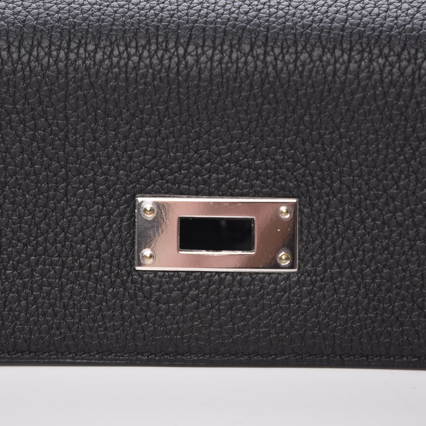 Togo Verso Kelly Retourne 35 Black Bleu Agate