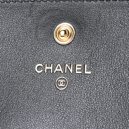 Chanel Caviar Chevron Quilted Boy Flap Waist Belt Bag Black 5 of 12