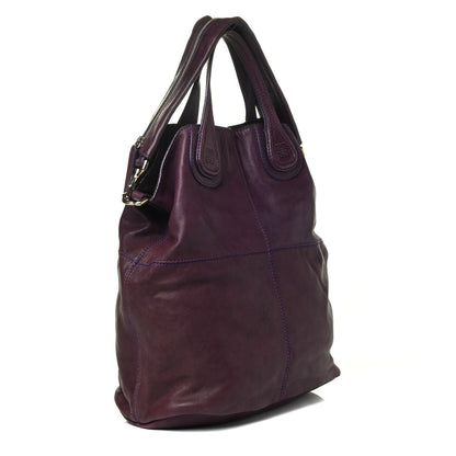Givenchy Lambskin North South Nightingale Aubergine 2 of 10
