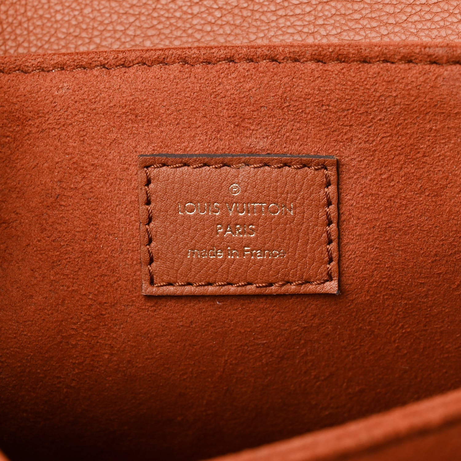Louis Vuitton Grained Calfskin Lockme Oxford Cognac 7 of 11