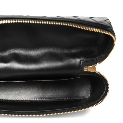 Bottega Veneta Calfskin Intrecciato Bang Bang Vanity Case Black 5 of 11
