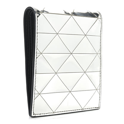 Prada Spazzolato Triangle Bi-Fold Wallet Argento 3 of 6
