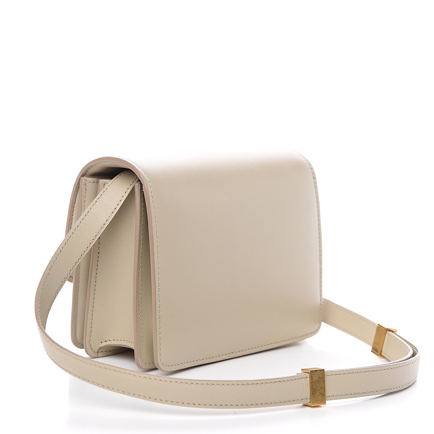 Celine Smooth Calfskin Small Classic Box Flap Bag Ivory 2 of 9