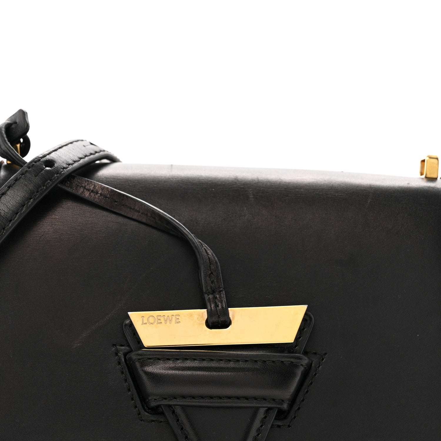 Loewe Calfskin Mini Barcelona Shoulder Bag Black 7 of 15