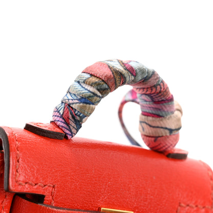 Hermes Tadelakt Mini Kelly Twilly Bag Charm Capucine 6 of 9