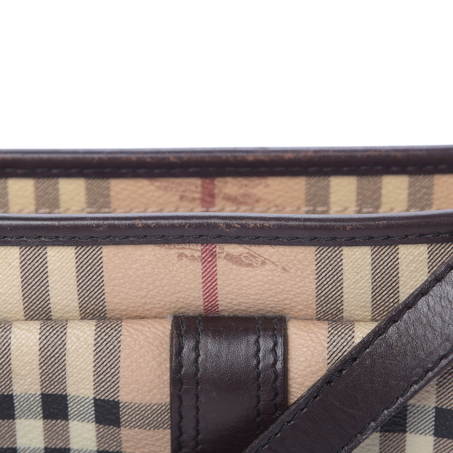 Burberry Haymarket Check Ganton Satchel 16 of 17