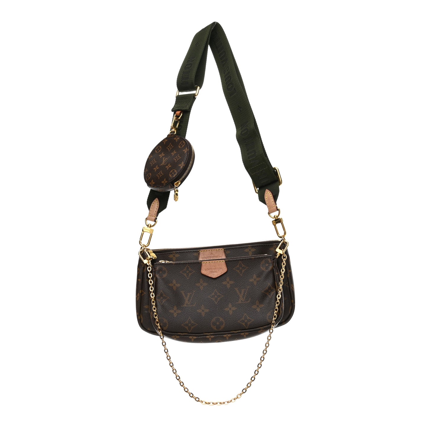 Monogram Multi Pochette Accessories Kaki