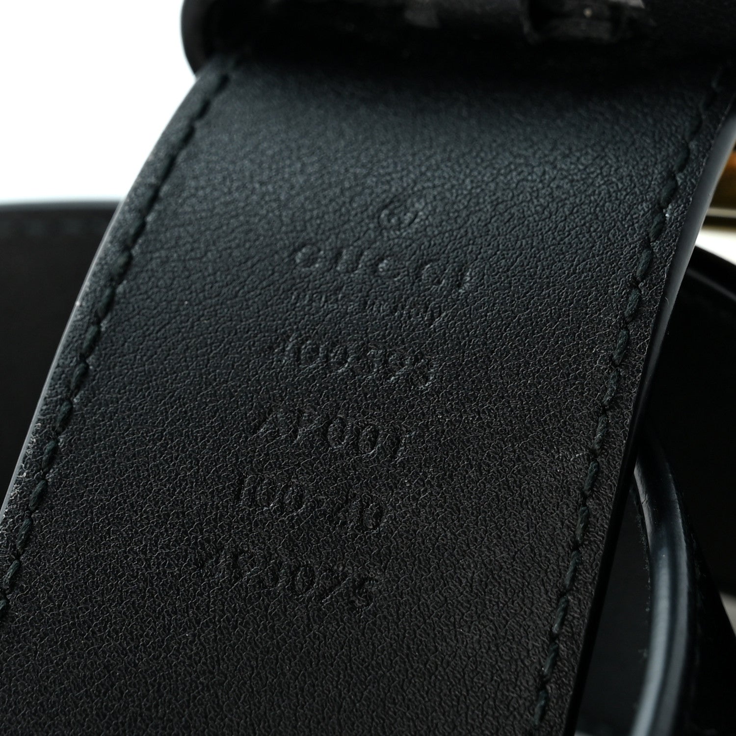 Gucci Calfskin Double G 40mm Belt 100 40 Black 6 of 8