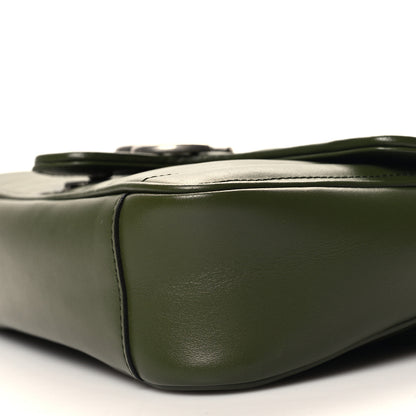 Gucci Calfskin Matelasse Aria Small GG Marmont Shoulder Bag Military Wood 10 of 10