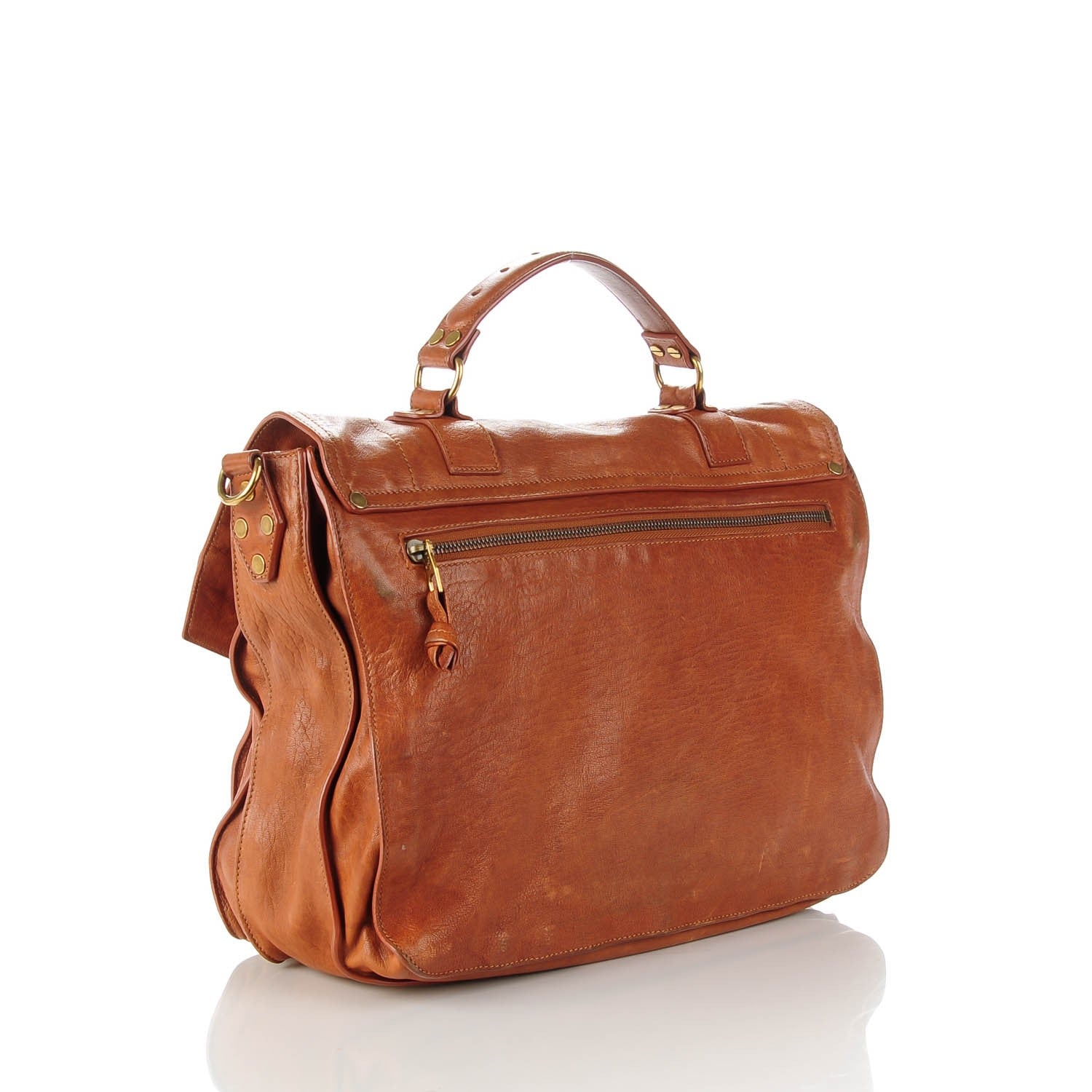 Proenza Schouler Lambskin Large PS1 Satchel Saddle 3 of 10