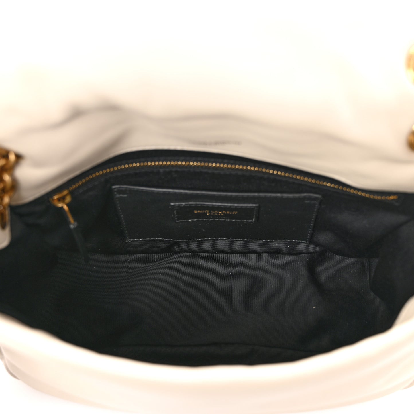 Lambskin Matelasse Monogram Small Jamie 4.3 Crema Soft