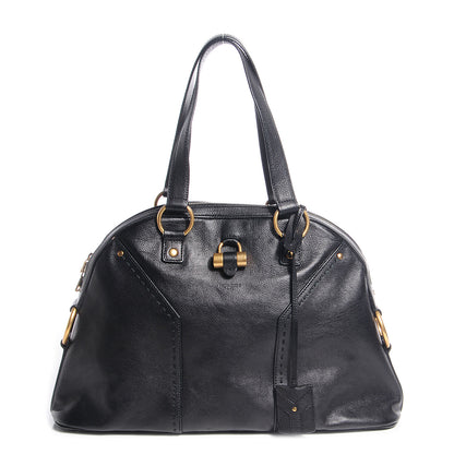Saint Laurent Calfskin Large Muse Black 1 of 10