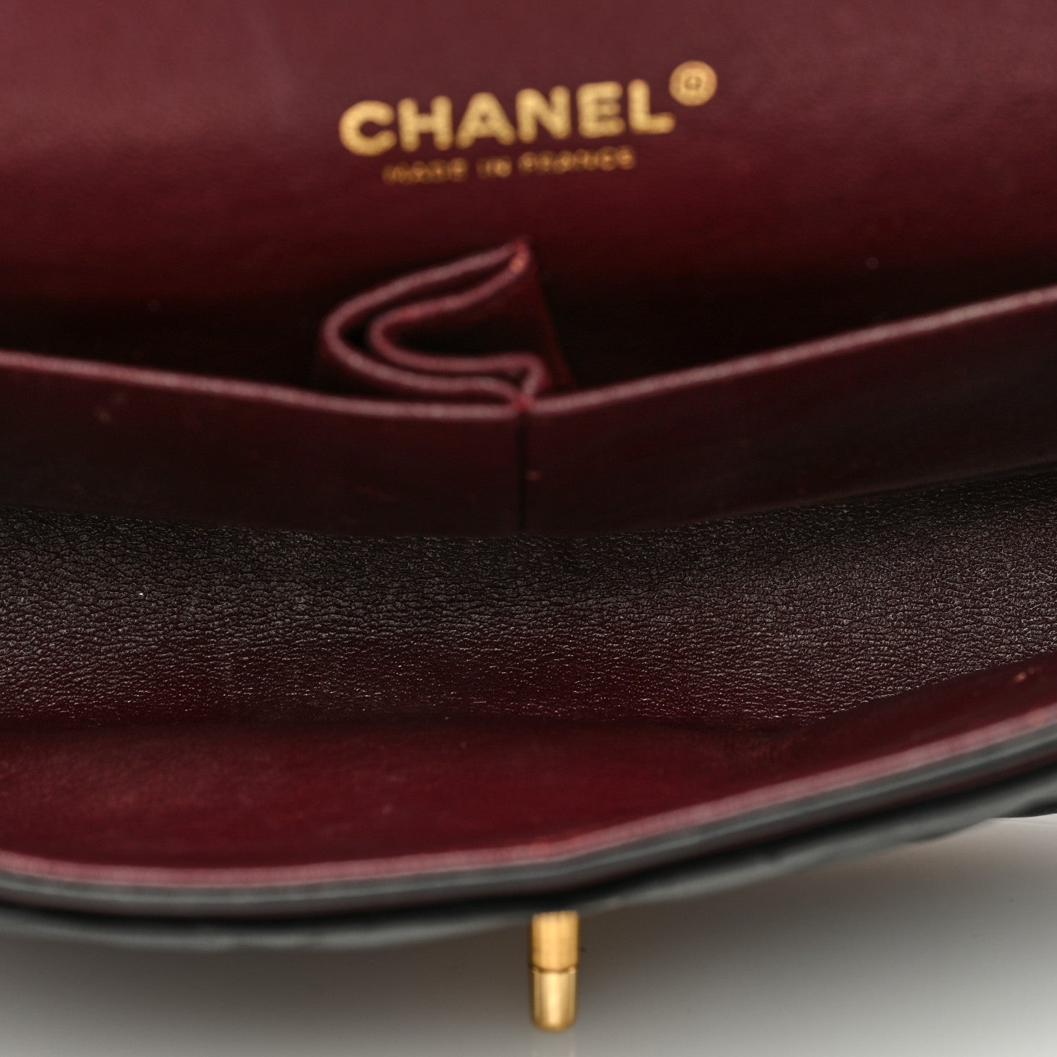 Chanel Lambskin Quilted Medium Double Flap Black 5 of 10