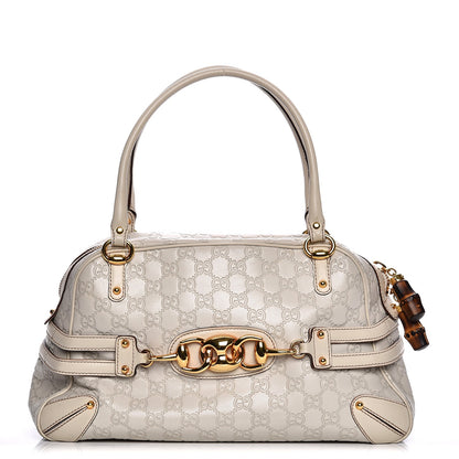 Gucci Guccissima Large Wave Boston Off White 1 of 14