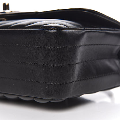Chanel Lambskin Chevron Quilted Mini Rectangular Flap Black 10 of 11