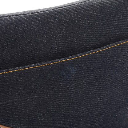 Christian Dior Denim Calfskin Saddle Bag Blue 9 of 9