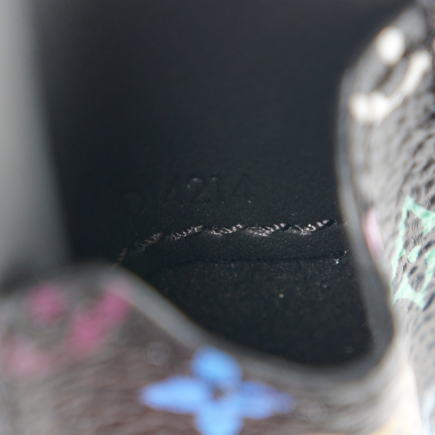 LV X TM Monogram Multicolor Pen Case Black