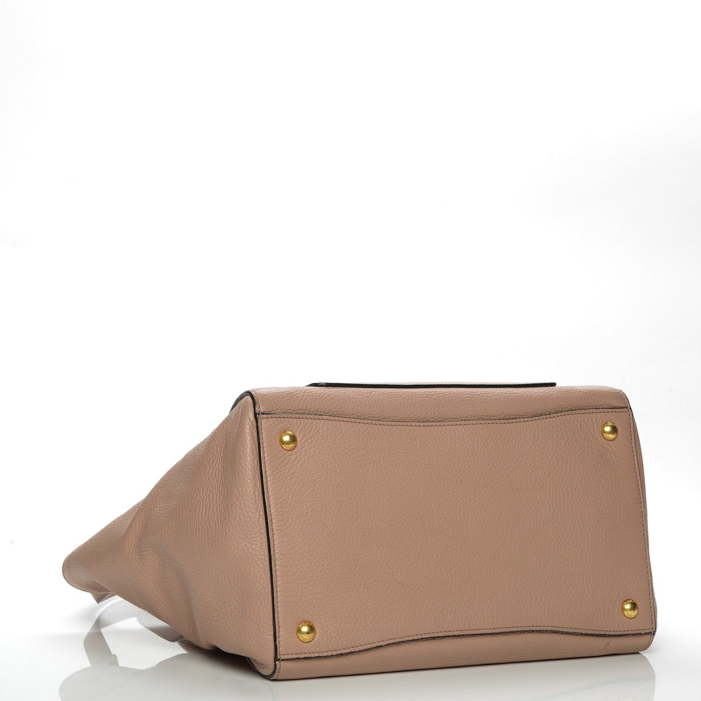 Vitello Daino Shopping Tote Cammeo