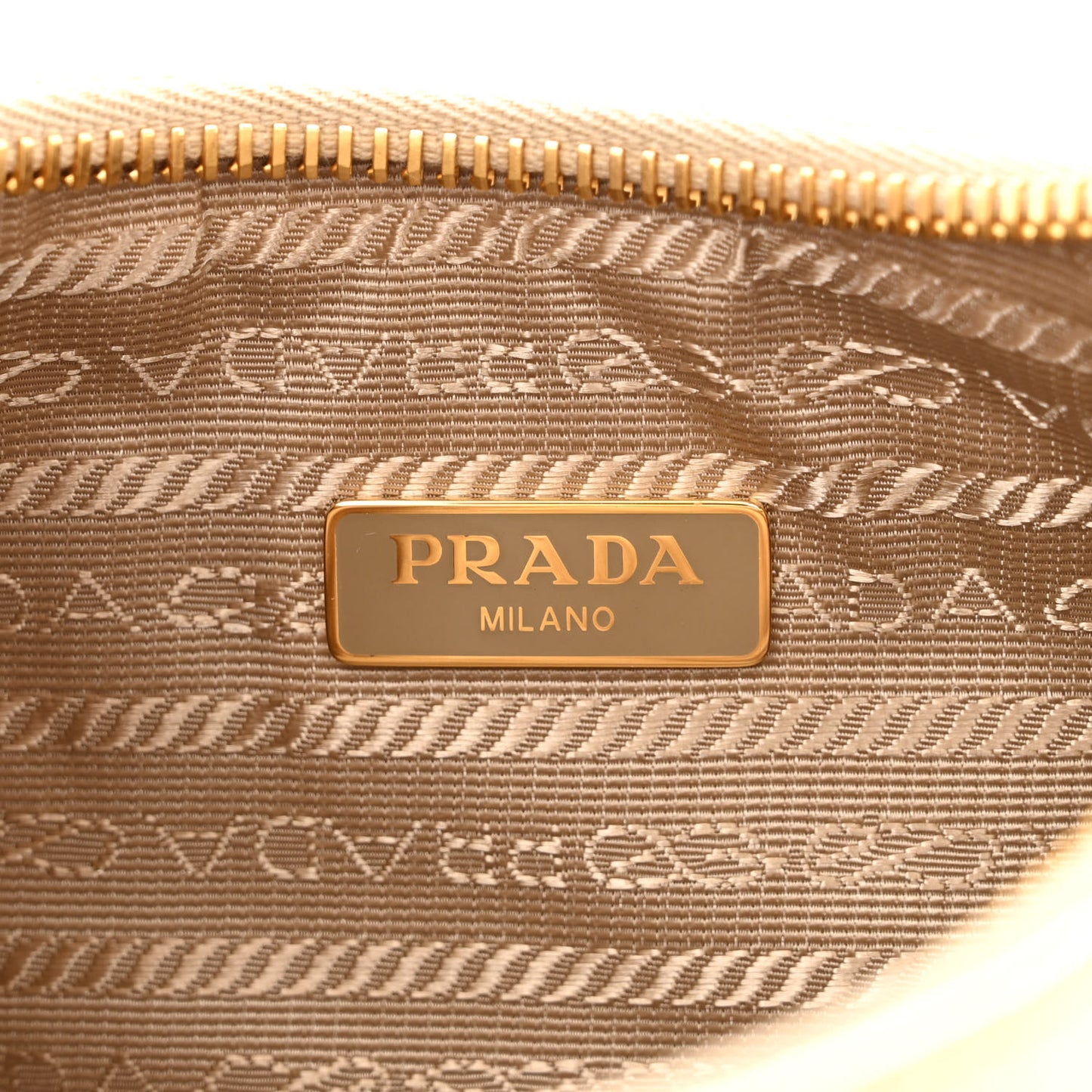 Saffiano Lux Mini Re-Edition Shoulder Bag Platino