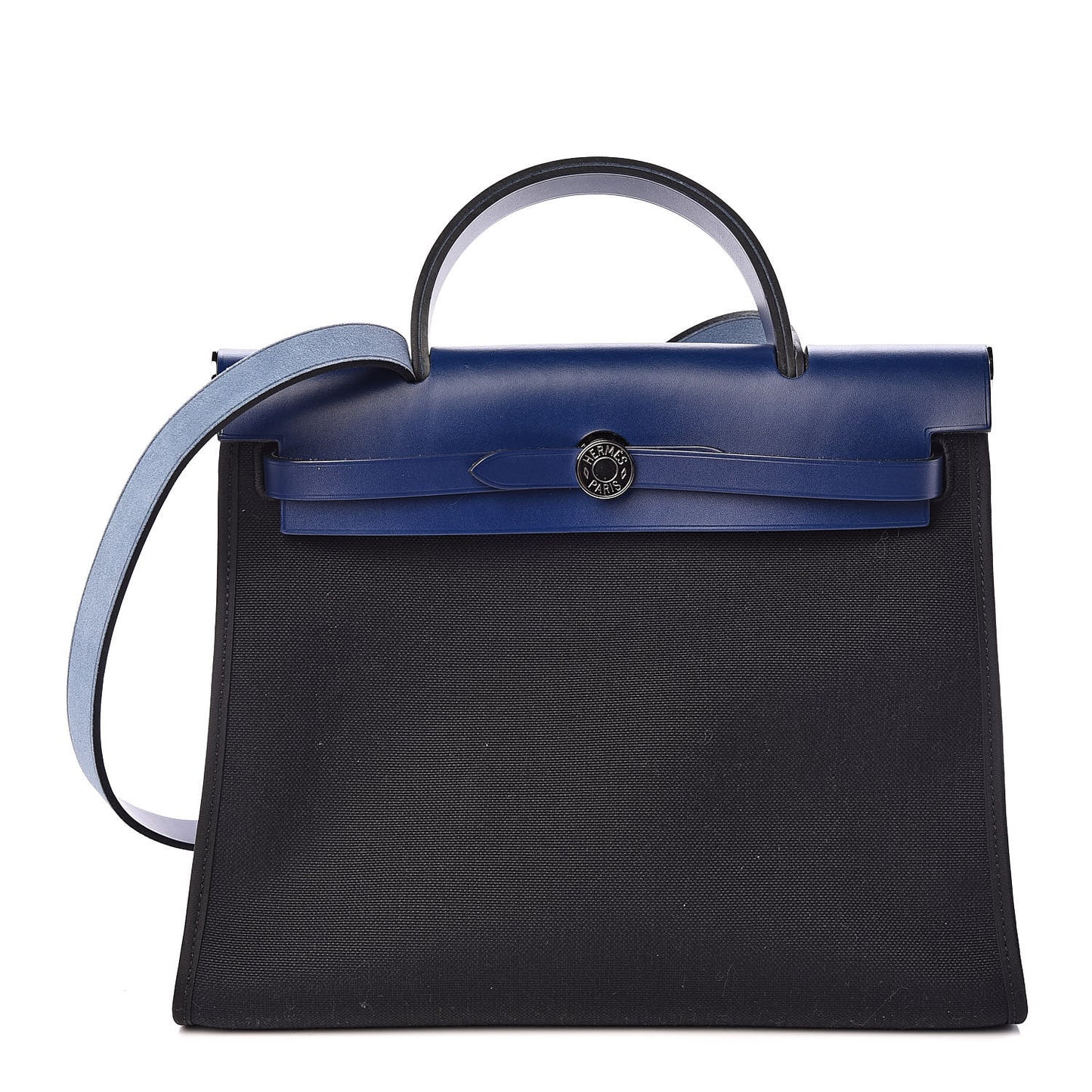 Vache Hunter Toile Herbag Zip 31 PM Bleu Saphir Black