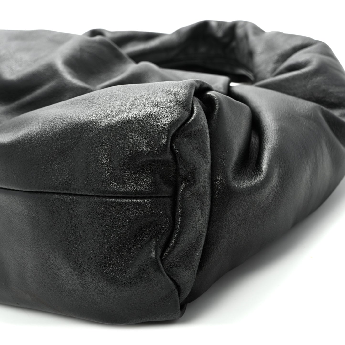 Smooth Butter Calfskin Small The Shoulder Pouch Black