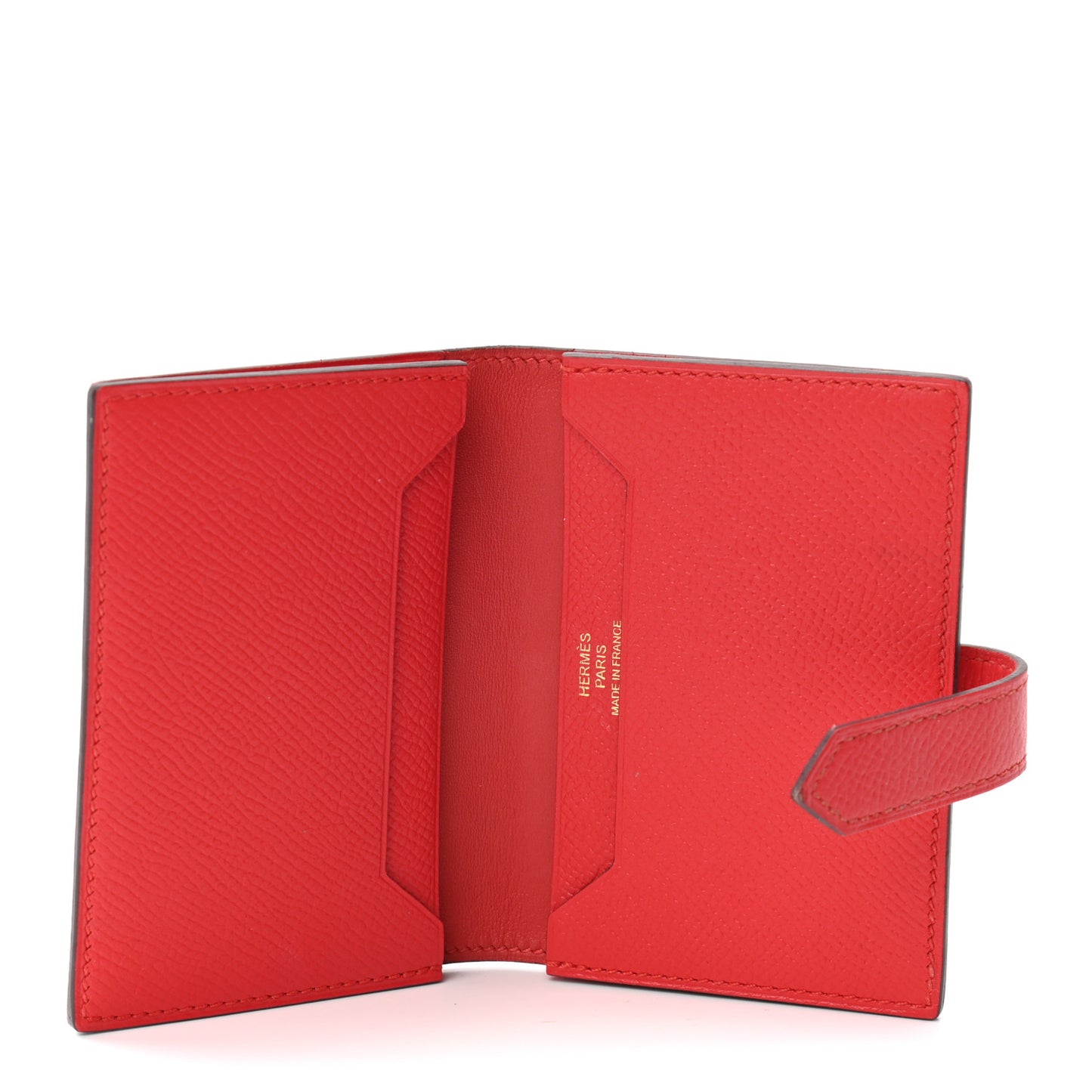 Epsom Bearn Card Holder Wallet Rouge Tomate