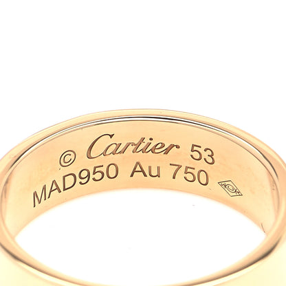 Cartier 18K Yellow Gold 5.5mm LOVE Ring 53 6.5 4 of 5