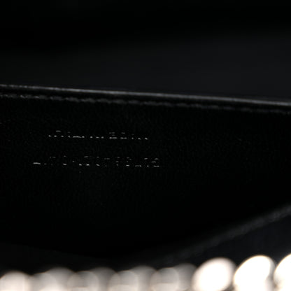 Saint Laurent Grain De Poudre Medium Classic Monogram Kate Satchel Black 7 of 15