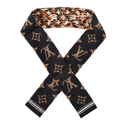 Louis Vuitton Silk Monogram Giant Jungle Bandeau Black 1 of 3