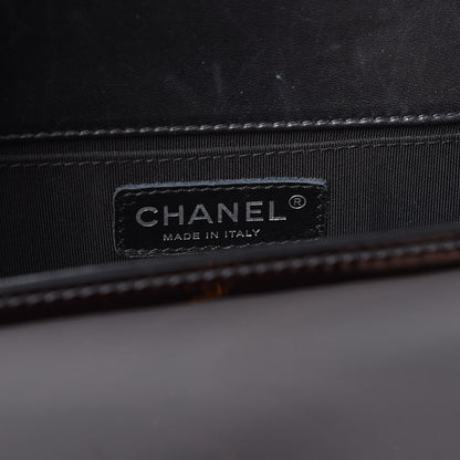Chanel Patent Calfskin Quilted Small Boy Flap Burgundy 7 of 9