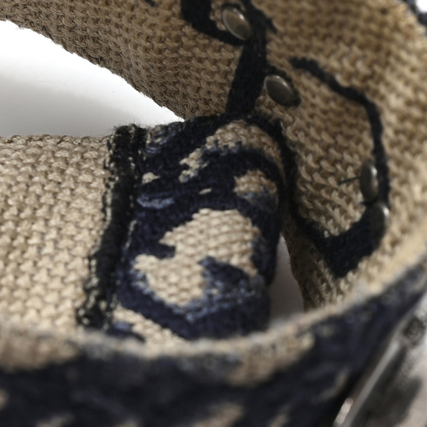 Oblique Studded Shoulder Strap Blue