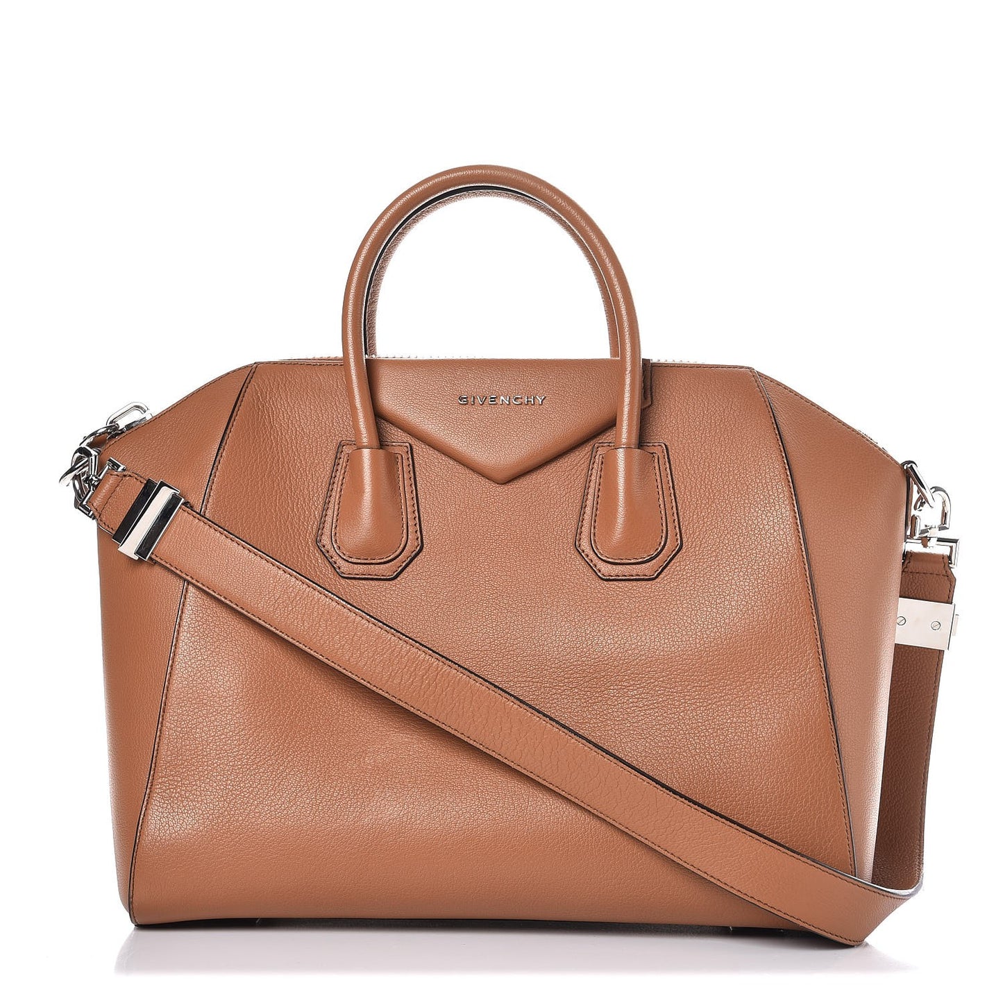 Sugar Goatskin Medium Antigona Caramel