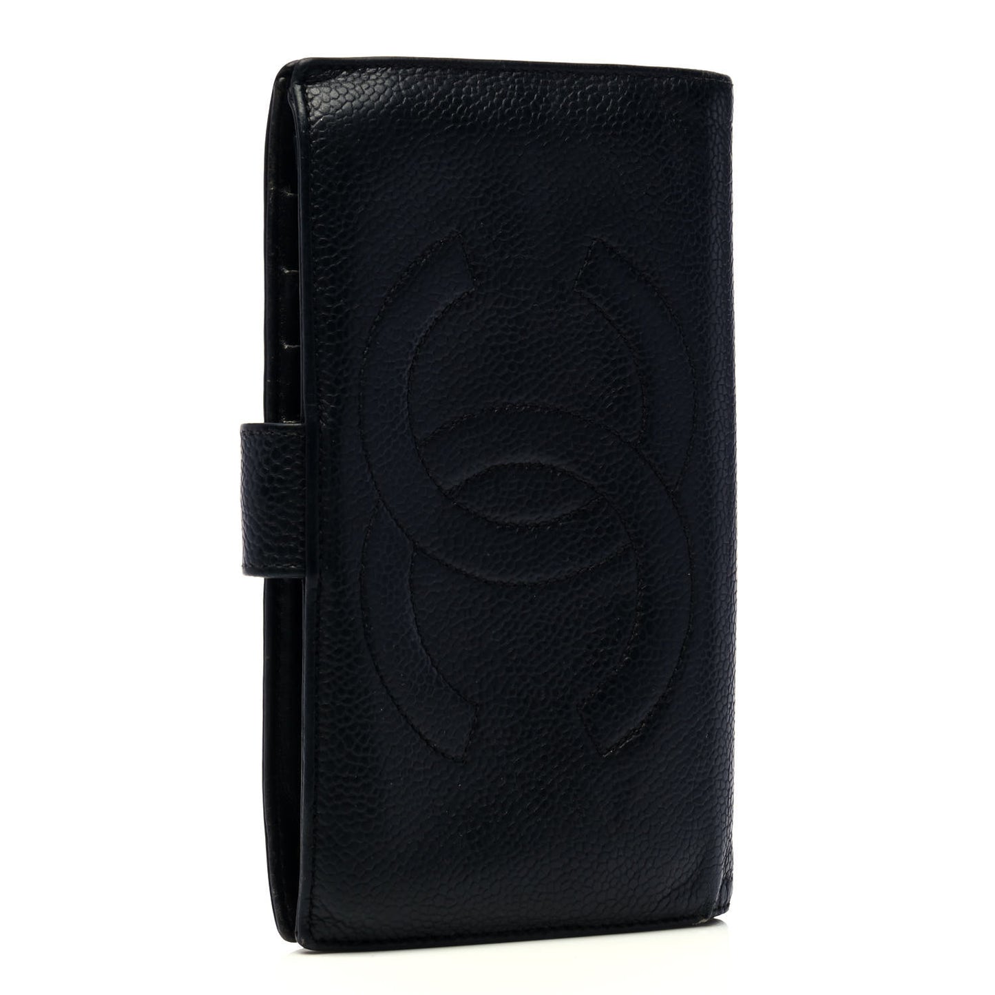 Caviar Timeless CC French Wallet Black