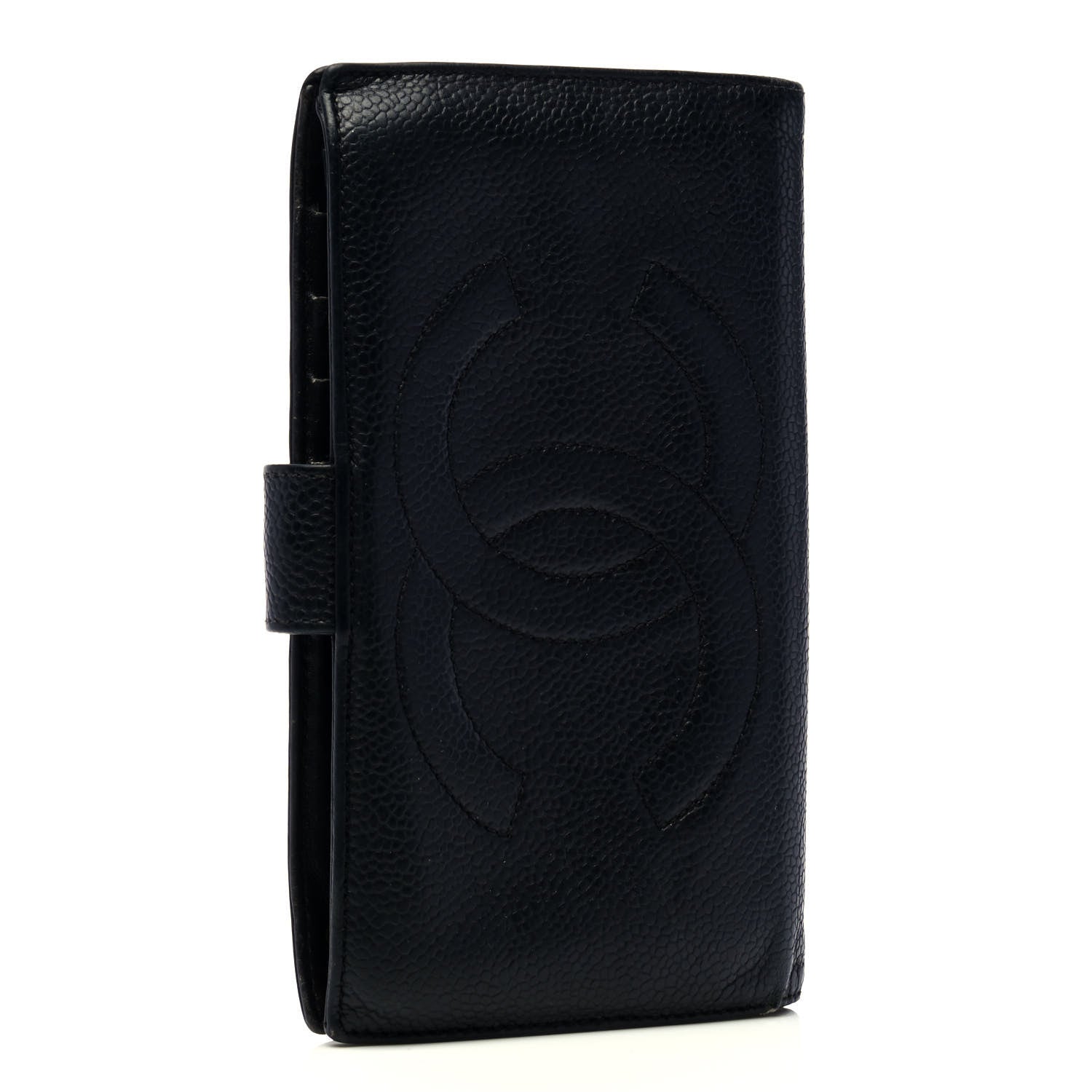 Chanel Caviar Timeless CC French Wallet Black 2 of 6