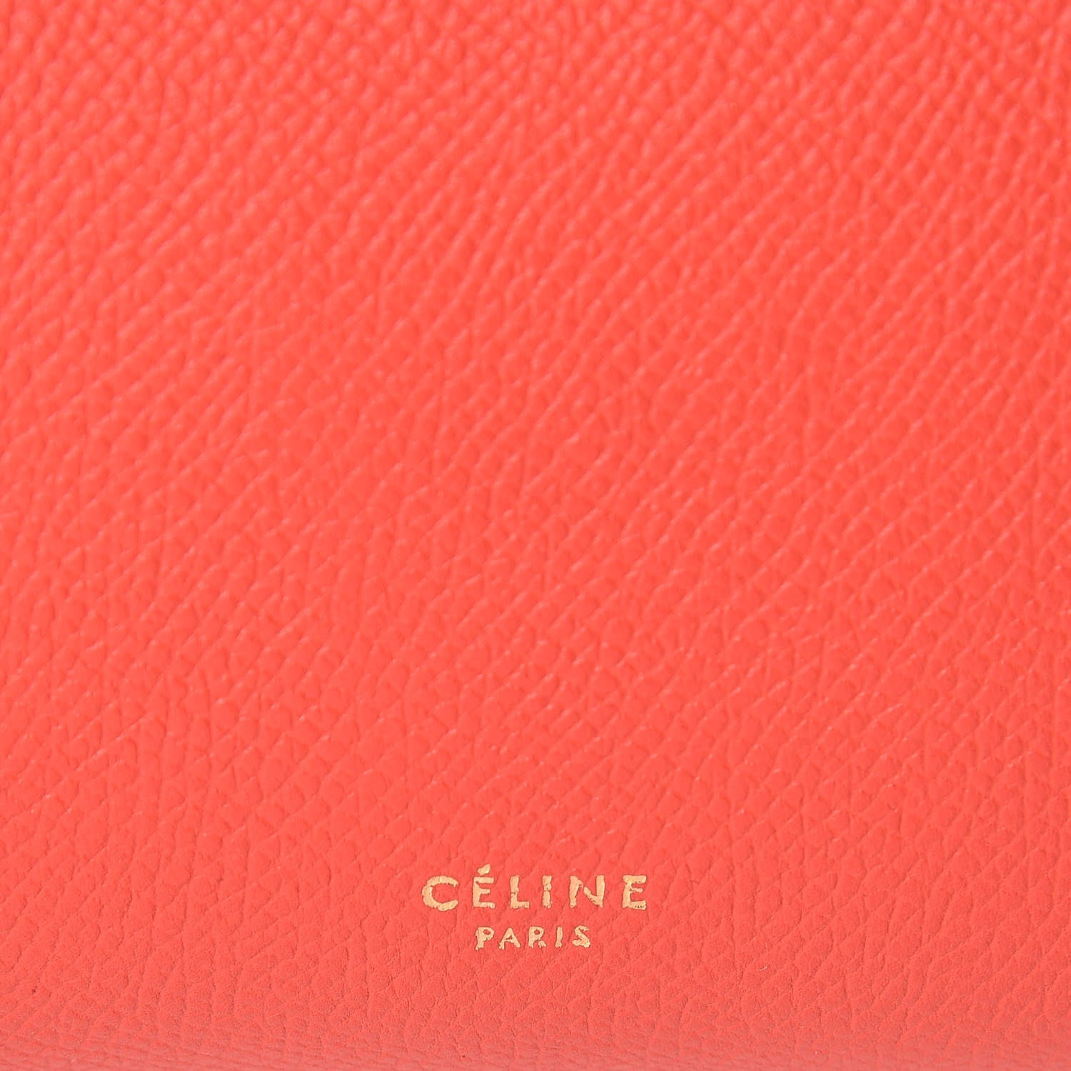 Celine Grained Calfskin Mini Belt Bag Vermillion 7 of 11