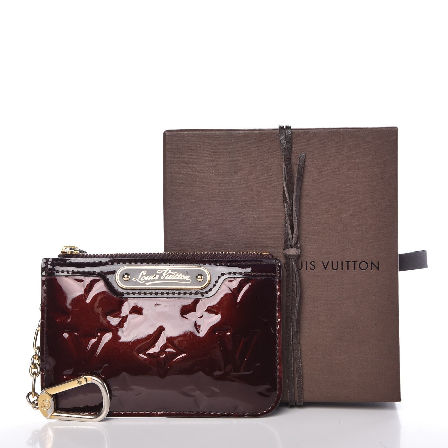 Louis Vuitton Vernis Key Pouch Amarante 9 of 9