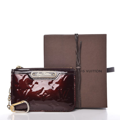 Louis Vuitton Vernis Key Pouch Amarante 9 of 9