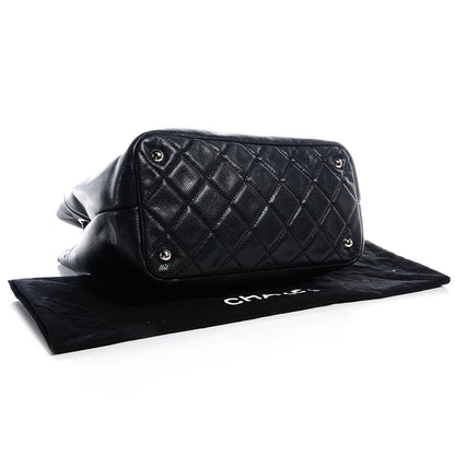 Chanel Caviar CC Timeless Tote Black 4 of 7