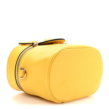Versace Grained Calfskin Medusa Vanity Case Yellow 4 of 9