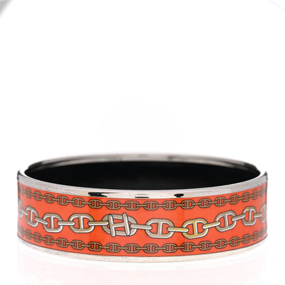 Hermes Enamel Printed Wide Chaine d'Ancre Bracelet 70 3 of 6
