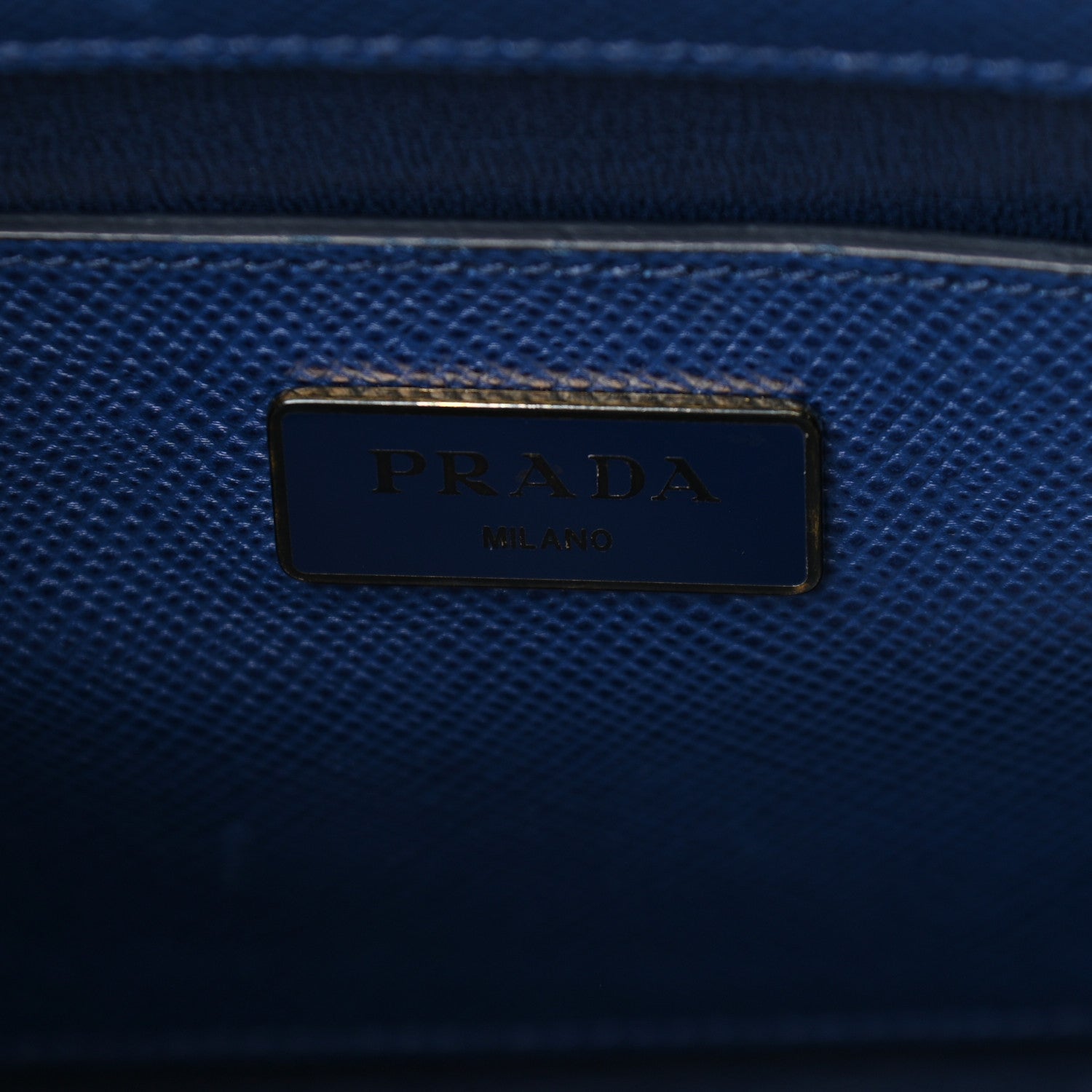 Prada Saffiano Cuir Open Promenade Tote Bluette 8 of 12