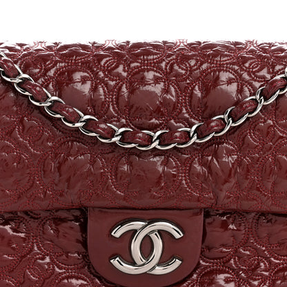 Chanel Vinyl Rock In Moscow Single Flap Dark Red 8 of 11