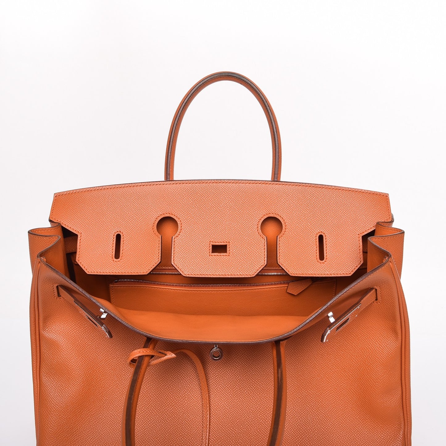 Epsom Birkin 35 Orange